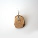 SUMMER SALE 20% OFF - Pine wood keychain, key fob with stainless steel cable wire
