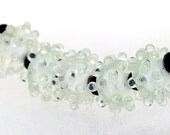 Hole 3mm 5Beads Water  Lampwork bead clear lampwork  Handmade jewelry designs  European Style