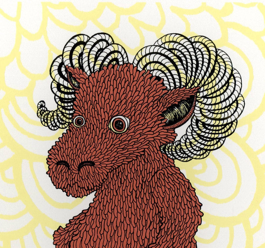 Ram Screenprint 8x10