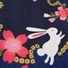 Japanese Fabric - Flower & Rabbit 100% Cotton