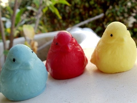 10 bird soap - wedding favor, baby shower favor, party favor