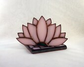 Pink Lotus Flower Tea Light Holder