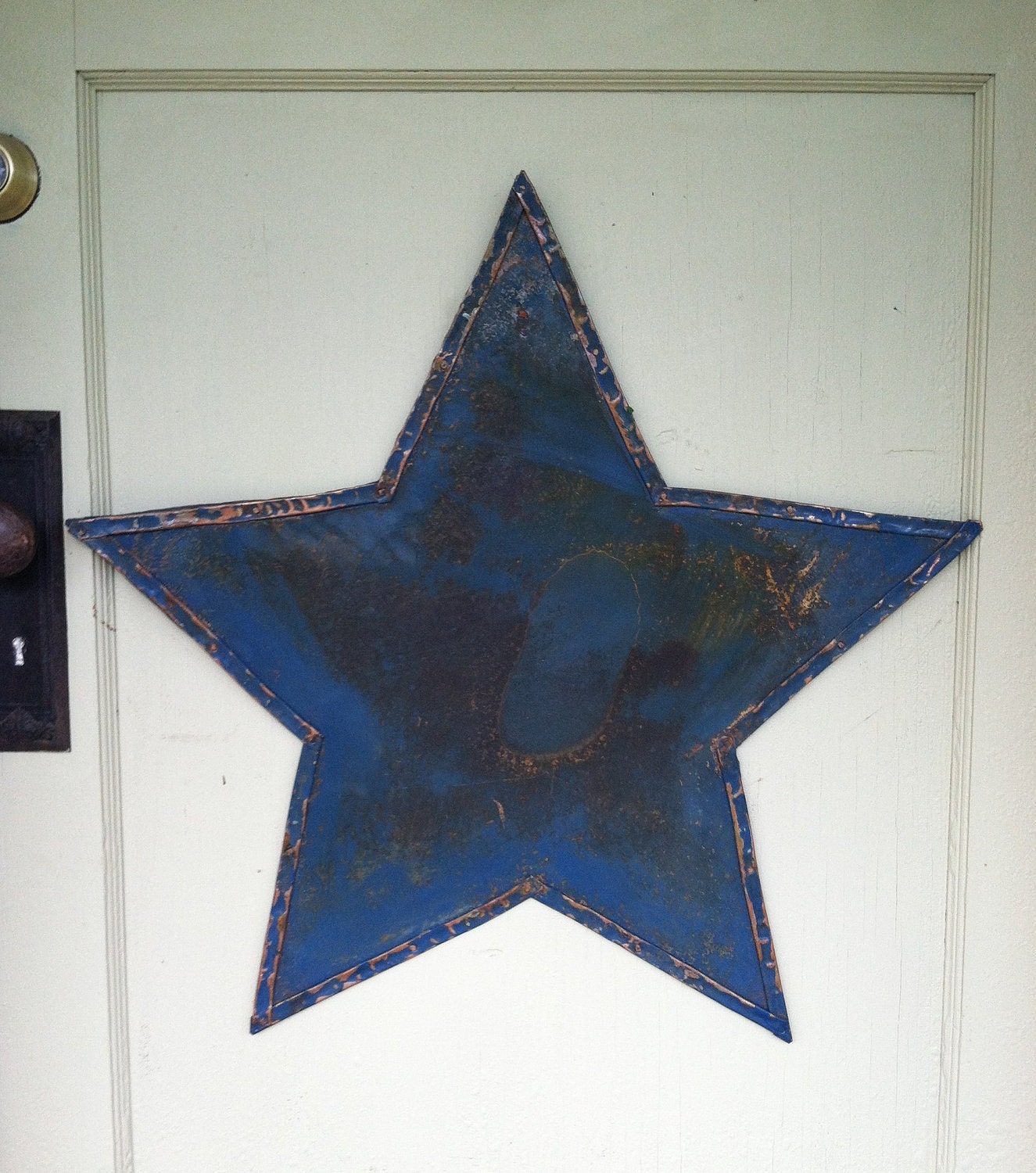 Rustic Star in a Bright Blue