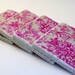 Pink Damask Hand Stamped Coasters