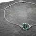 Green & Black Geometric Necklace