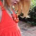little livly (aqua and orange)