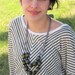 green wooden bib necklace