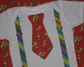 Veggie Tales suspender Tie Shirt