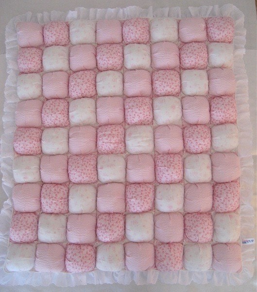 Baby Biscuit Quilt Pink