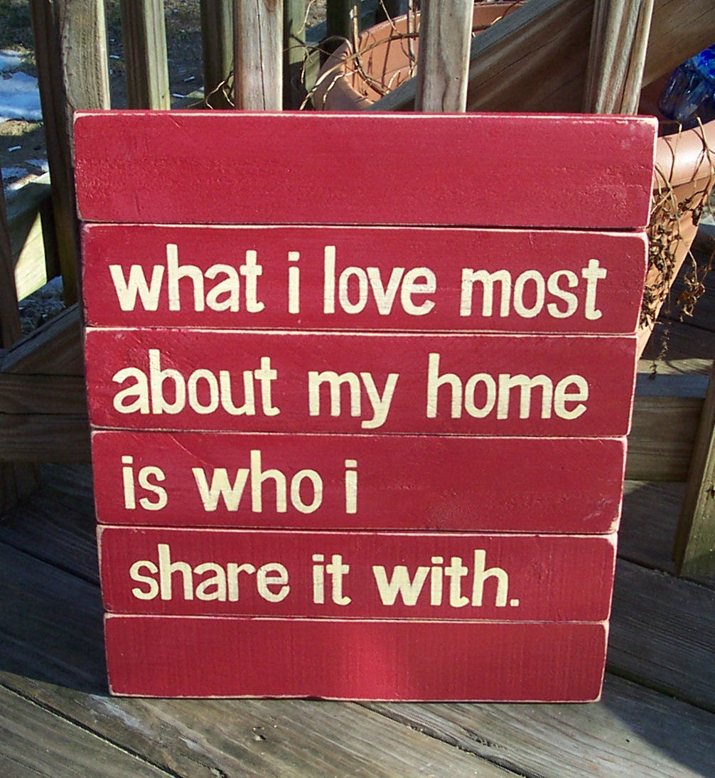 What I love Most SLAT SIGN CUSTOM Distressed Handmade Hand-painted Wooden 16x19 Whagn