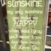 You are my Sunshine SIGN Subway Distressed Olive Green Plum Handmade Hand-painted Wooden 12x24 WHAGN Made to Order