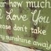 You are my Sunshine SIGN Subway Distressed Olive Green Plum Handmade Hand-painted Wooden 12x24 WHAGN Made to Order