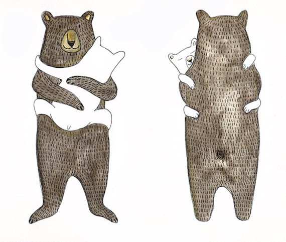 Big Bear hug by heleneweston on Etsy