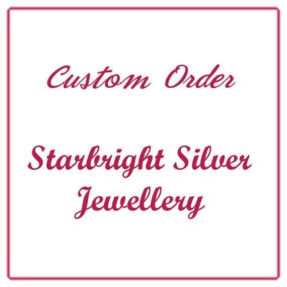 CUSTOM ORDER - reserved for amanda andrews
