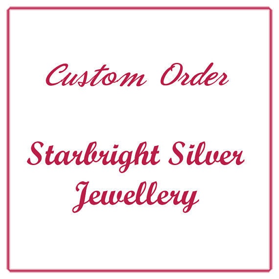 CUSTOM ORDER - reserved for amanda andrews