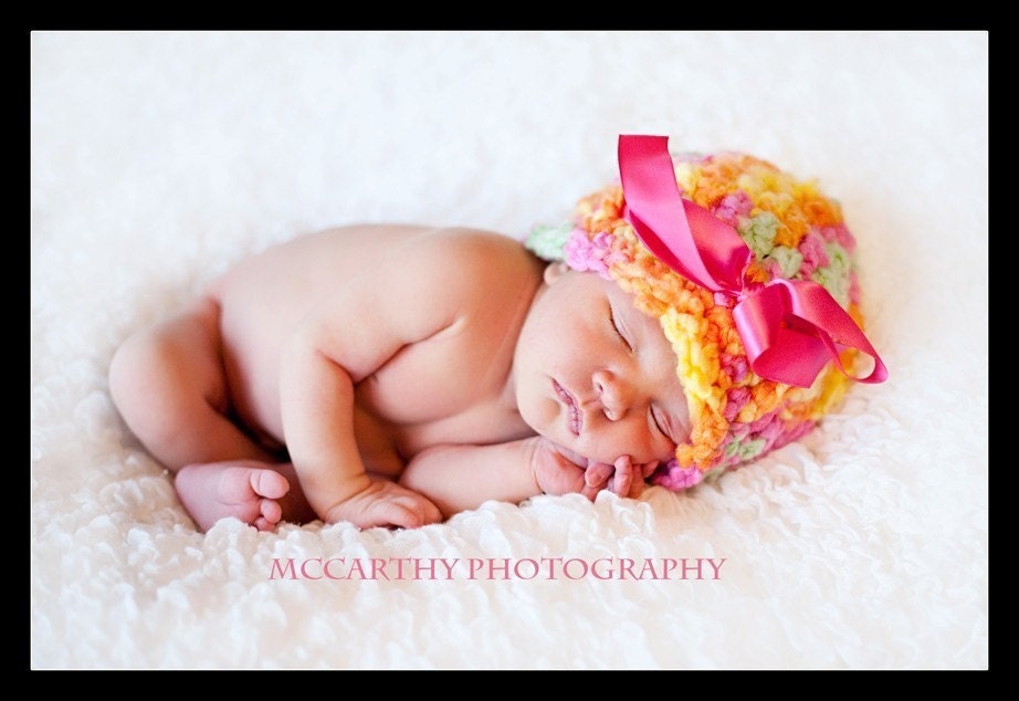 Cotton Candy Beanie - Pink -