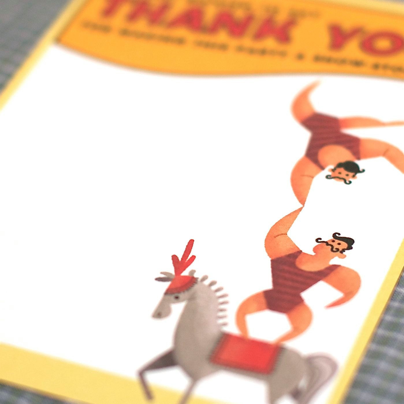 Vintage Circus Birthday Thank You Card from the Classic Circus DIY Printable Collection by Spaceships and Laser Beams Il_170x135