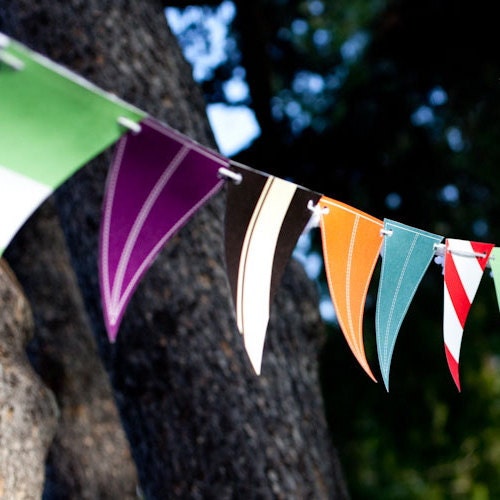Pennant/Banner/Bunting from the Vintage Car DIY Printable Party Collection