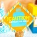Truck Party Construction Birthday Caution Sign from the Construction Crew DIY Printable Collection by Spaceships and Laser Beams