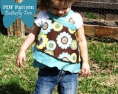 Butterfly Wrap Skirt Sewing Pattern - Wear as skirt, shirt or dress - PDF