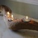 Beach Decor Three Votive Driftwood Candle Holder