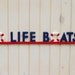 Beach Decor Sign - To Life Boats - Red, White and Navy