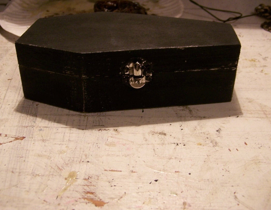 COFFIN BOX/ A Vampire Coffin Box/ Victorian Gothic