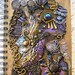 Reserved. Ancient Treasures Journal, Spiral Notebook - Polymer Clay Design