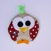 Owl ouchie bag, owie ice pack, Bird, bridie, owl, party favor, wholesale, cold pack, heat pack, boo bag, Easter basket filler