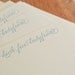 High Five, Ladyfriend (an almost proper conversation card in a single letterpress printed notecard & envelope)