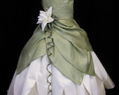 Child's Princess and The Frog Costume Dress Custom Made