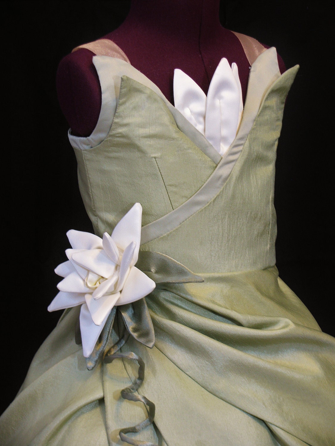 Child's Princess and The Frog Costume Dress Custom Made