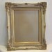 Vintage Frame RETRO Intact 1950s Ornate Carved Wood Patena Beautiful 17 x 20