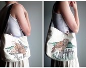 Upcycled Purse, Vintage Quilt Top, Hand Quilted Eco-friendly Shoulder Bag