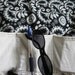 Bunk Bed or Futon Caddy Black and Ivory Damask READY TO SHIP