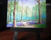 The Path in the Woods ACEO Abstract Giclee Limited Edition Print