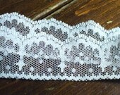 Pale Pink-Beige Lace & Elastic Headband