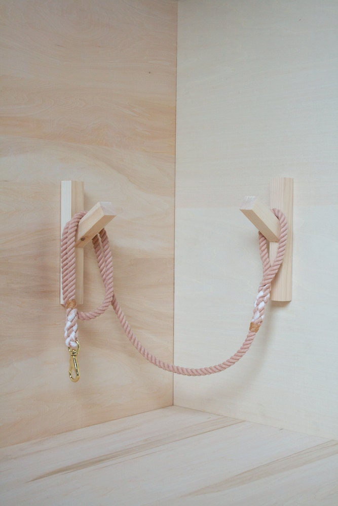 SALE 20% OFF: Large Rope Leash,Salmon
