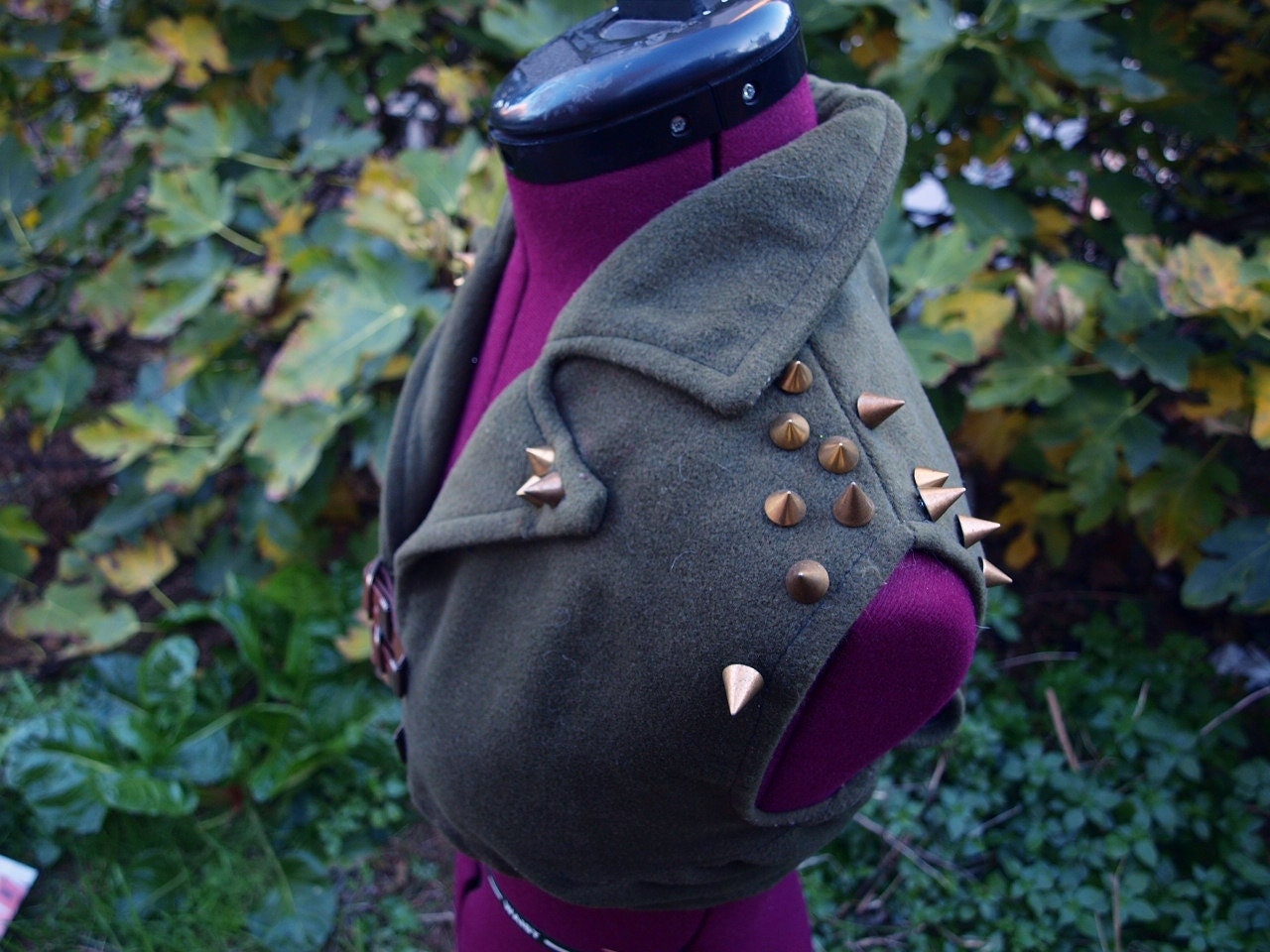 Steampunk spikes jacket