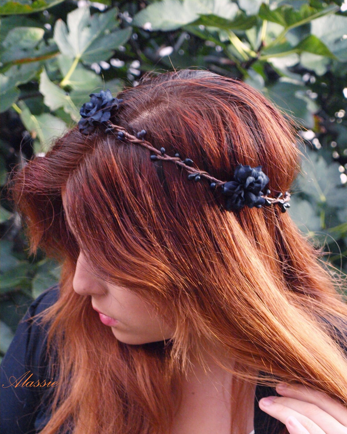 Crown - Tiara black Ofelia