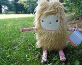 Plush Lovable Furry Monster Blonde Fur - Esme - Merry Monster