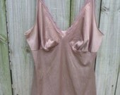 Vintage Rose Colored Slip Top