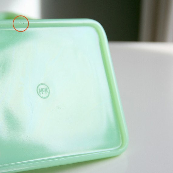 Vintage Mckee Jadeite 4 x 5 Refrigerator Dish