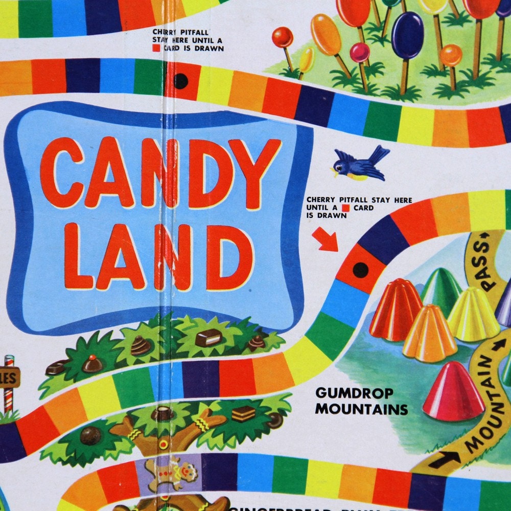 Vintage Candy Land Game 68