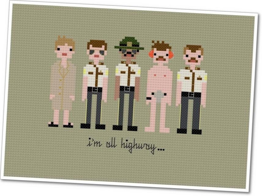 Pixel People - Super Troopers - PDF Cross-stitch Pattern - INSTANT DOWNLOAD