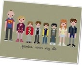 Pixel People - The Goonies - PDF Cross-stitch Pattern - INSTANT DOWNLOAD