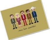 Pixel People - Anchorman - The Legend of Ron Burgundy - PDF Cross stitch Pattern - INSTANT DOWNLOAD