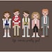 Pixel People - Ferris Bueller's Day Off - PDF Cross-stitch Pattern - INSTANT DOWNLOAD