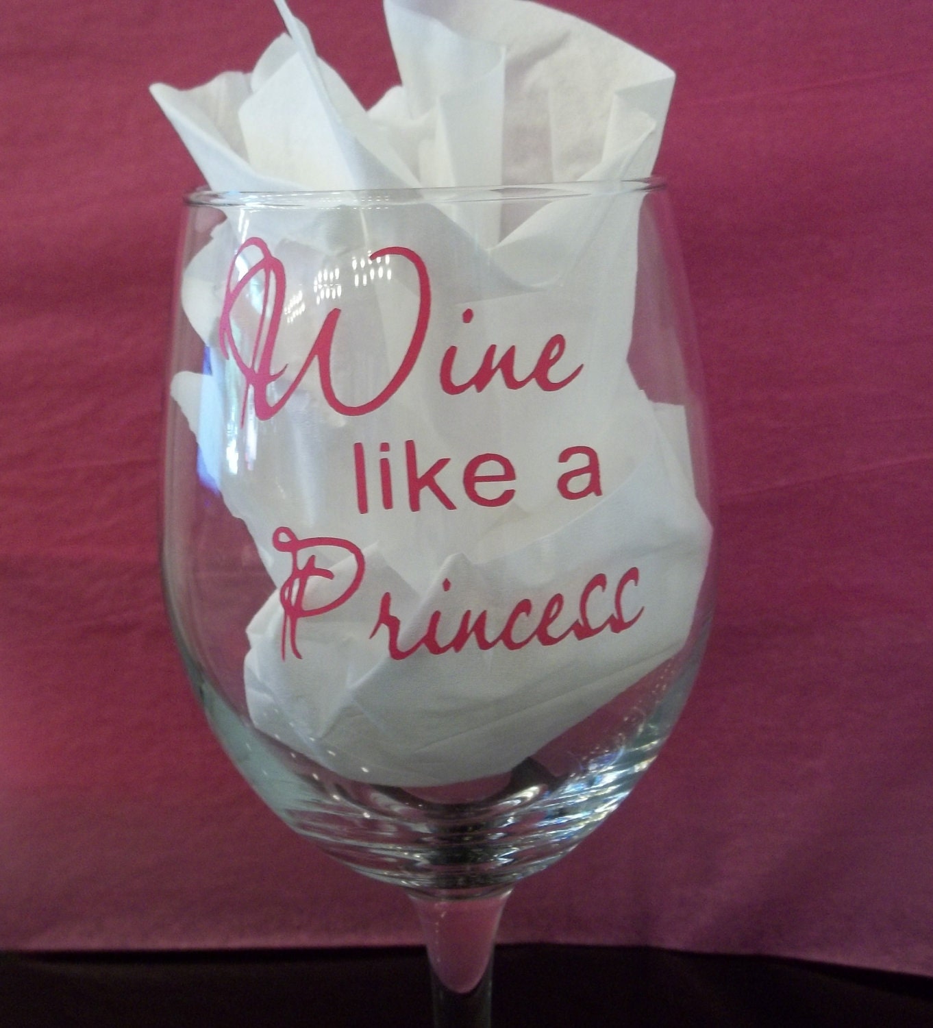 Wine Like A Princess Decals