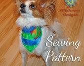 Dog Clothes Sewing Pattern - Dog Bandana PDF Sewing Pattern S203